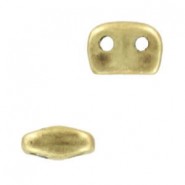 Cymbal ™ DQ metaal bead substitute Vitali voor SuperDuo kralen - Antiek brons